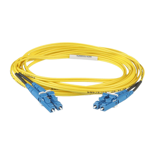 PANDUIT Cable de conexión de fibra Opti-Core, OS1 / 2 de 2 fibras, chaqueta de 1,6 mm, elevador, SC-LC dúplex, amarillo - F92ERLNSNSNM003