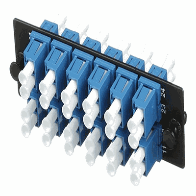 PANDUIT FAP con 12 adaptadores, LC Dupl (BU) Zirconia - FAP12WBUDLCZ