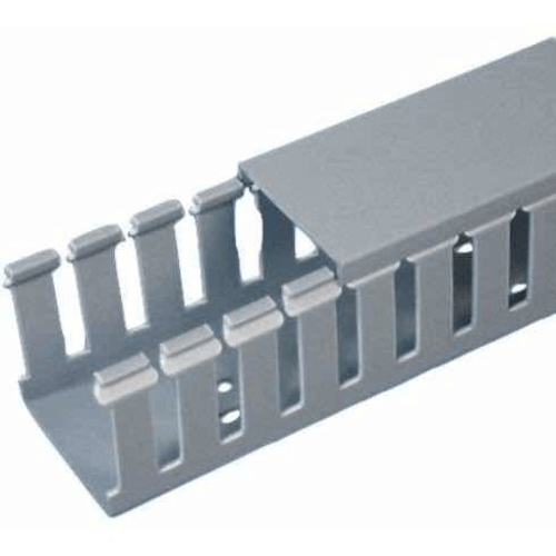 PANDUIT Ducto para cables de ranura delgada Tipo F, con tapa tipo C - FC4X4LG2