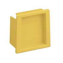 PANDUIT Accesorio, tapa de extremo, 2 "x 2" (50 mm x 50 mm) - FEC2X2YL