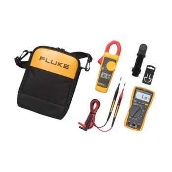 FLUKE NETWORKS Kit combinado de multímetro para electricistas 117/323 - FLUKE117/323KIT