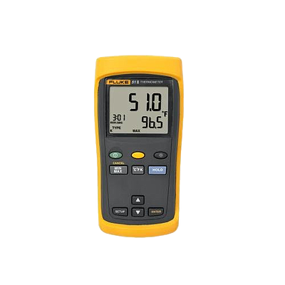 FLUKE Termómetro digital 51 II, Entrada única - FLUKE51260HZ