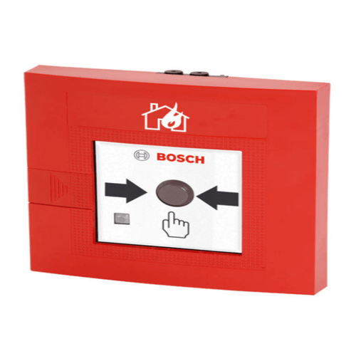 BOSH Estación Manual de Incendio, Alámbrico, Rojo/Blanco - FMC300RWGSRRD
