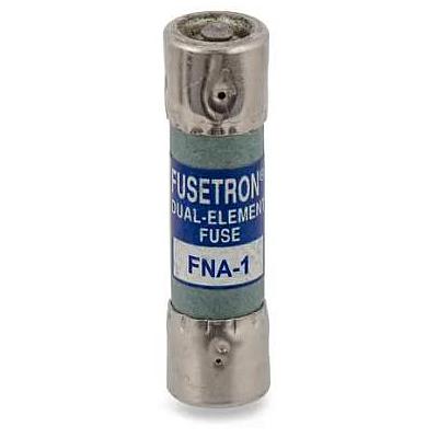 BUSSMAN Fusible Suplementario 13/32" X 1-1/2" Acción Retardada Con Indicador 125Vca - FNA-1