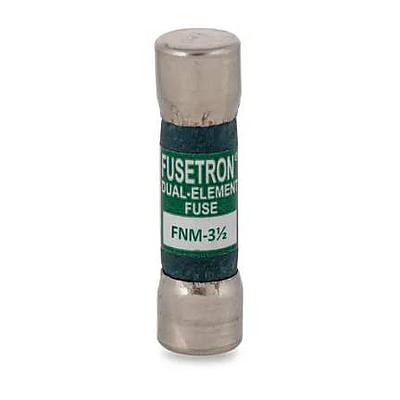 BUSSMAN Fusible Suplementario 13/32" X 1-1/2" Doble Elemento Acción Retardada 250Vca - FNM-3-1-2
