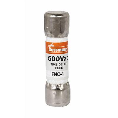 BUSSMANN Fusible FNQ de tiempo retardado, 1A, 500V, Estandar  - FNQ-1