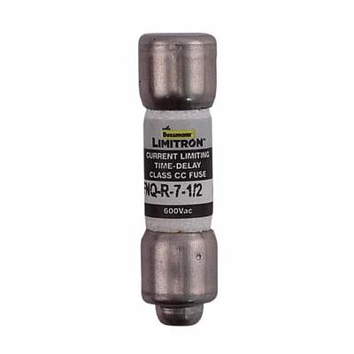 BUSSMANN Fusible clase CC, 7.5A, 600V, Acción Retardada - FNQ-R-7-1-2