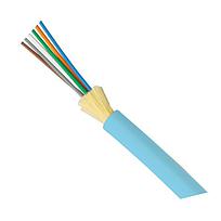 PANDUIT Cable de distribución para interiores de fibra OM3 6 de 50um, conductor vertical (OFNR), fibras reforzadas de 900um - FODRX06Y