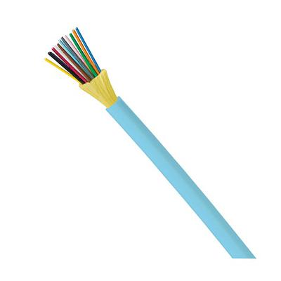 PANDUIT Cable de distribución para interiores de fibra OM3 12 de 50um, conductor vertical (OFNR), fibras reforzadas de 900um - FODRX12Y