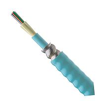 PANDUIT Cable de interconexión blindado con aluminio, 6 fibras OM3 (50/125µm) 10 GbE, Multimodo, Riser - FOPRX06Y