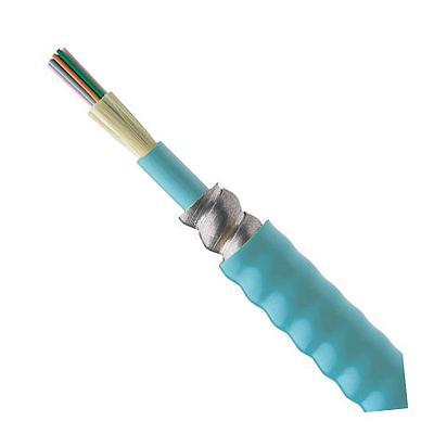 PANDUIT Cable de interconexión blindado con aluminio, 6 fibras OM3 (50/125µm) 10 GbE, Multimodo, Riser - FOPRX06Y