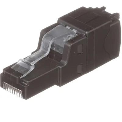 PANDUIT TX6A™ RJ45, Enchufe de Campo UTP, Cat 6A, 22-26 AWG, Negro - FP6X88MTG-X