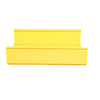 PANDUIT Canal de enrutamiento de cables, FiberRunner, 12x4, Amarillo - FR12X4YL6