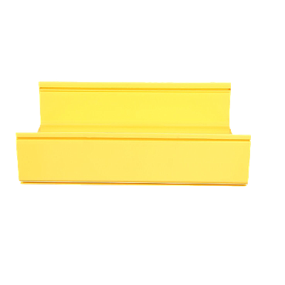 PANDUIT Canal de enrutamiento de cables, FiberRunner, 12x4, Amarillo - FR12X4YL6