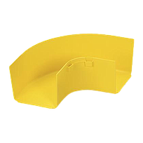 PANDUIT Accesorio de Ángulo Horizontal Derecho 4x4, 90 grados, Amarillo - FRRA4X4YL