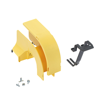 PANDUIT Unión de enrutamiento de fibra, Plastico ABS, Amarillo  - FRSPJ2X2YL