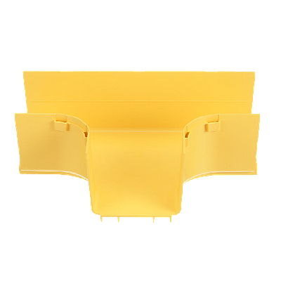 PANDUIT Conducto de cable T, Horizontal, PVC, Amarillo - FRT4X4YL