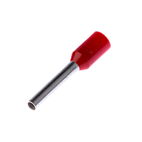 PANDUIT Virola aislada, cable único, 18 AWG, Rojo - FSD778D