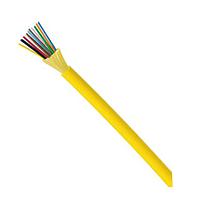 PANDUIT Cable de Distribución de 12 Fibras OS2, 9/125, Monomodo, Clasificado Riser, Amarillo - FSDR912Y