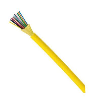 PANDUIT Cable de Distribución de 12 Fibras OS2, 9/125, Monomodo, Clasificado Riser, Amarillo - FSDR912Y