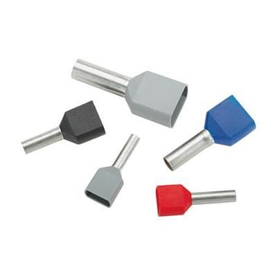 Insulated Ferrule, twin wire, 16 AWG (1.