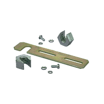 PANDUIT Barra roscada bracket para fibra-conducto, 2x2 Y 4x4, 90 grados, Negra - FTRBE12