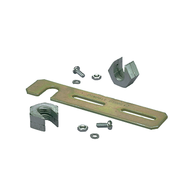 PANDUIT Barra roscada bracket para fibra-conducto, 2x2 Y 4x4, 90 grados, Negra - FTRBE12