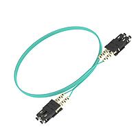 PANDUIT Cable de conexión de fibra dúplex, OM3, 2 Fibras, Aqua, 3M - FX23RSNSNSNM003 S