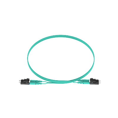 PANDUIT Cable de conexión de fibra dúplex, OM3, Riser, 4M, Aqua  - FX2ERLNLNSNM004