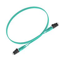 PANDUIT cable de conexión de fibra dúplex, OM3, 5M, Riser, Aqua - FX2ERLNLNSNM005