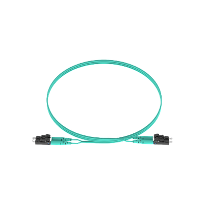PANDUIT Cable de conexión de fibra dúplex, OM3, Riser, 7M, Aqua - FX2ERLNLNSNM007