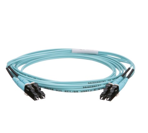 PANDUIT Cable de conexión de fibra óptica, OM4, Riser, 2M - FZ2ERLNLNSNM002