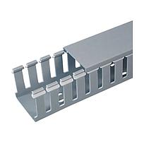 Slotted Duct, PVC,1.5X1X6',LGRY
