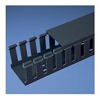 Slotted Duct, PVC,1X2X6',BLK