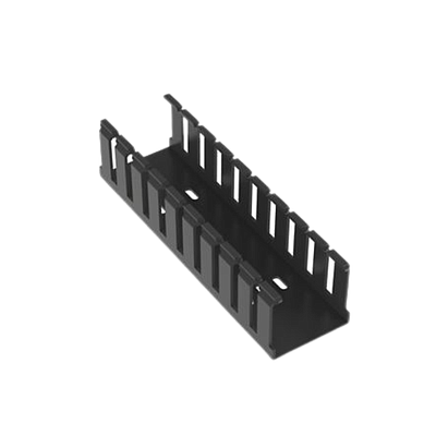 PANDUIT Conducto de cableado en ranuras anchas, tipo G, PVC, Negro - G2X2BL6