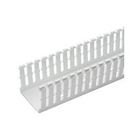 Narrow Slotted Duct, PVC, 4 X 2 X 6'