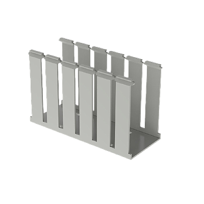 PANDUIT Conducto de cableado de ranura ancha, PVC, 1.8 M, Gris - G3X5LG6