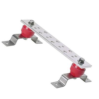 PANDUIT Barra Colectora de toma en tierra, telecomunicaciones, 1/4&quot; x 4&quot; x 12&quot; - GB4B0612TPI1