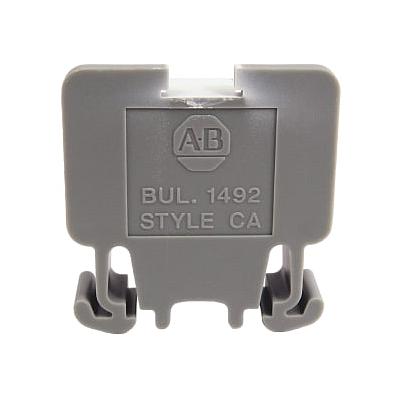 TERM BLCK Rail MTD 1P 55A Lg SCR WHT