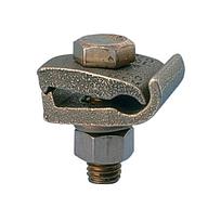 Bronze Grounding Clamp, #4 SOL-2/0 STR