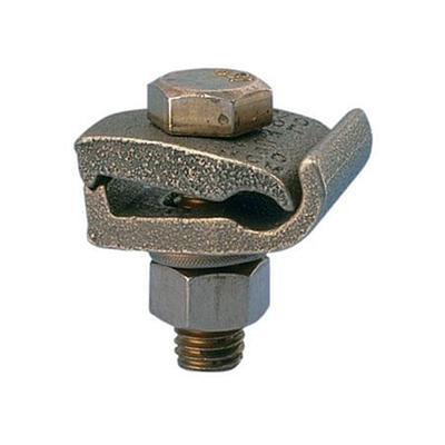 Bronze Grounding Clamp, #4 SOL-2/0 STR
