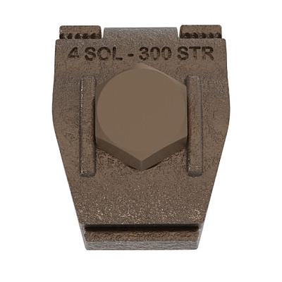 Bronze Grounding Clamp, 2/0 SOL-250 kcmi