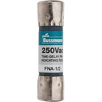 Fusible Suplementario 13/32" X 1-1/2"  Acción Retardada  Con Indicador 250Vca