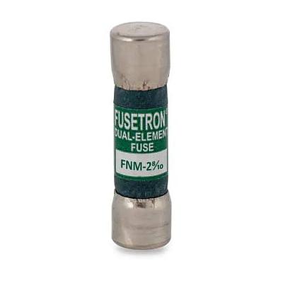 Fusible Suplementario 13/32" X 1-1/2" Doble Elemento Acción Retardada 250Vca