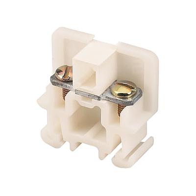 Rail Mtd 1P 100A 600V WHT TERM BLCK