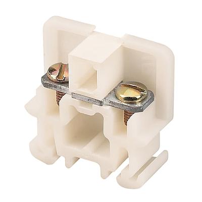 TERM BLCK Rail MTD 1P 35A WHT