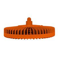 Luminaria High Bay de alta eficiencia – distribución media, 26,000 lm, 5000K, 100-277V, gancho de montaje, lente de vidrio AR, junta EPDM, cable de seguridad de 10" – Dialight - HEGMC4PNGWO