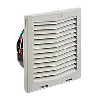 HOFFMAN Ventilador con filtro de montaje lateral HF10, 159 CFM, Gris claro - HF1016414