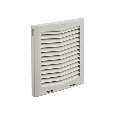 HOFFMAN Rejillas de escape para ventiladores con filtro HG, HF10, Gris - HG1000404