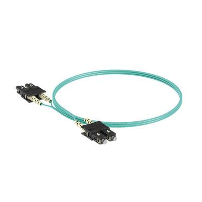 Jumper de Fibra Óptica Multimodo 50/125 OM4, SC-SC Duplex, OFNR